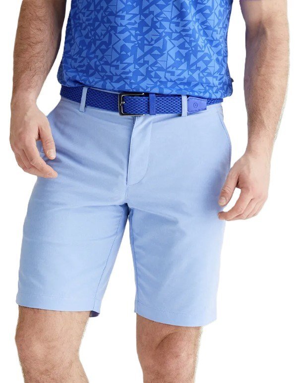 PING Barret men's shorts, cornflower blue marl