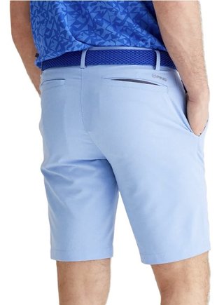 PING Barret men's shorts, cornflower blue marl