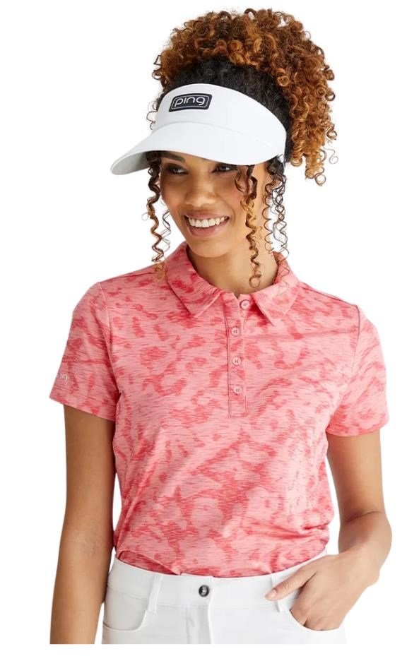 PING Bethany women's polo, sweet pea