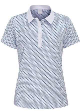 PING Bethany ladies polo, neotheric/white