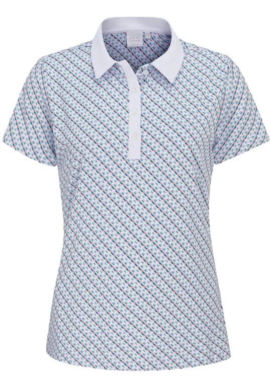 PING Bethany ladies polo, neotheric/white