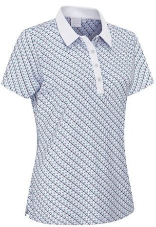 PING Bethany ladies polo, neotheric/white