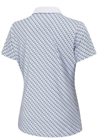 PING Bethany ladies polo, neotheric/white