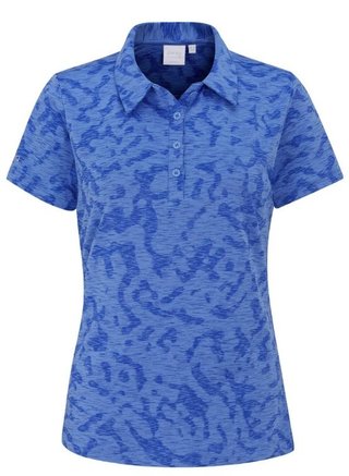 PING Bethany women's polo, cornflower blue