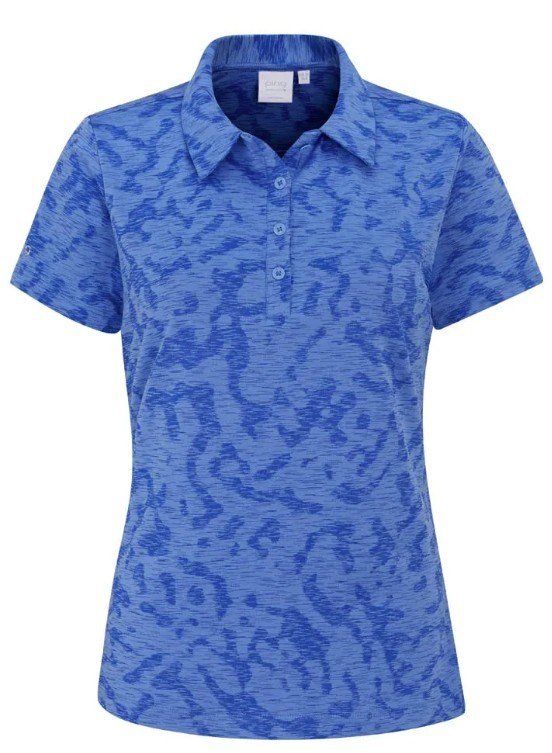 PING Bethany women's polo, cornflower blue