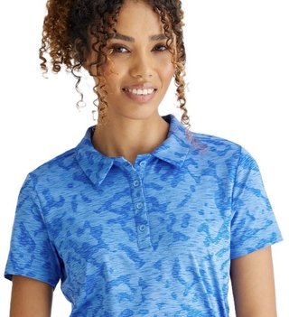 PING Bethany women's polo, cornflower blue