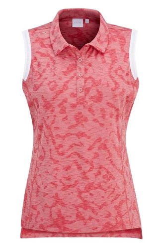 PING Colleen Sleeveless women's polo, sweet pea
