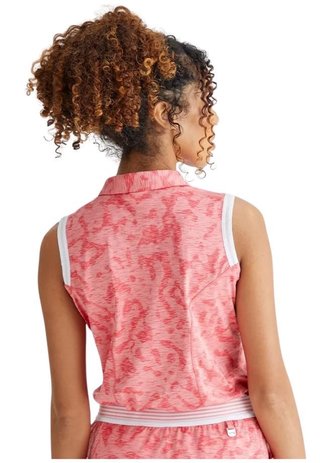 PING Colleen Sleeveless women's polo, sweet pea