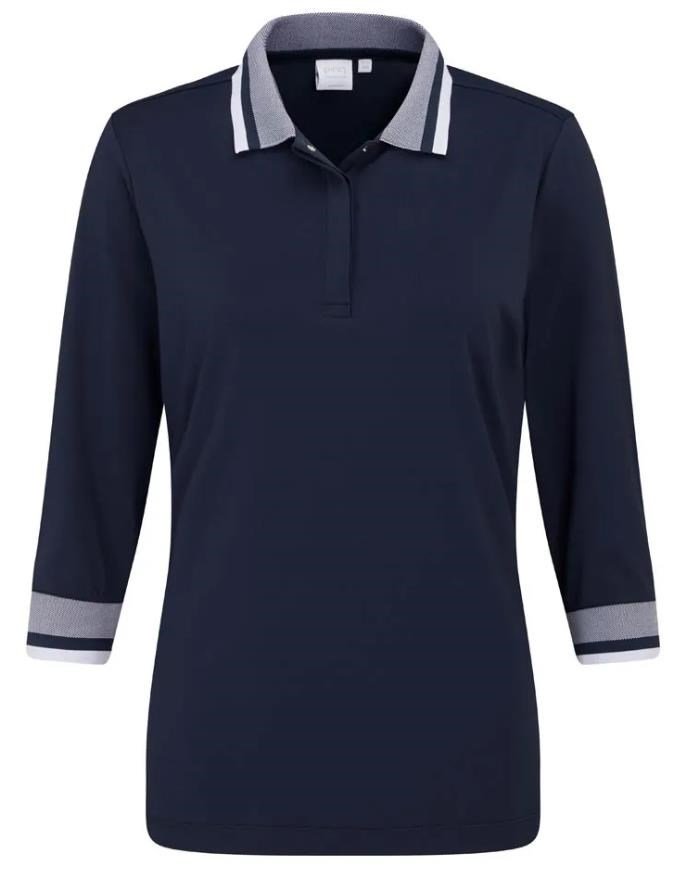 PING Lindsey ladies polo, navy/white