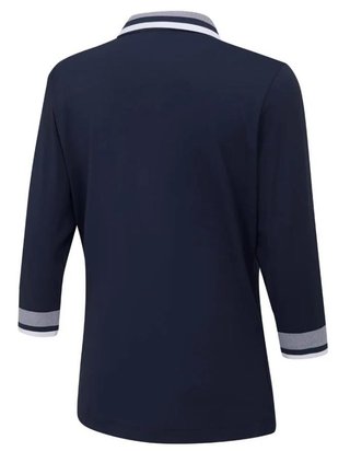 PING Lindsey ladies polo, navy/white