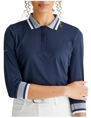 PING Lindsey ladies polo, navy/white