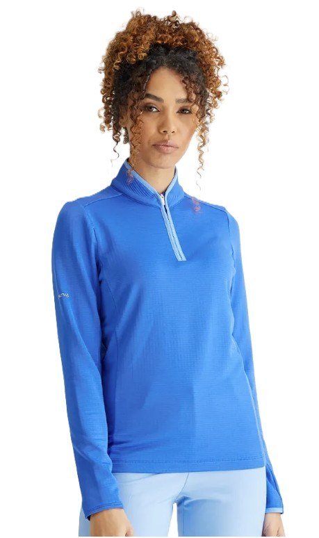 PING Abigale Fleece ladies sweatshirt, ultra blue
