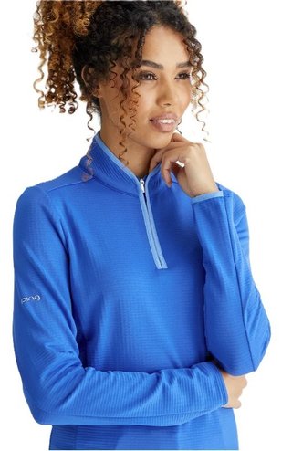 PING Abigale Fleece ladies sweatshirt, ultra blue