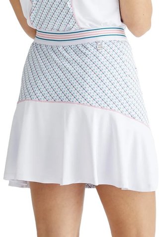 PING Odetta ladies skort, white/neoteric