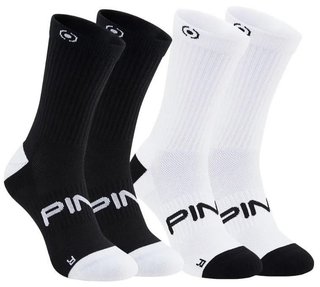 PING Crew men's socks (2 Pairs), black/white