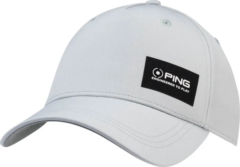 PING Koa men's baseball cap, pearl grey marl