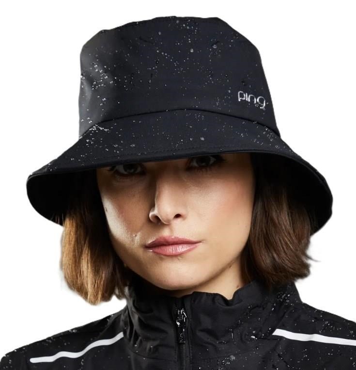 PING SensorDry Waterproof ladies bucket hat, black