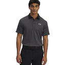Under Armour T2G Printed men's polo, black/halo gray