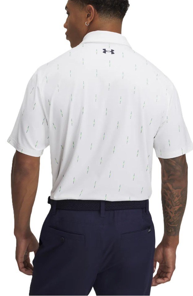 Under Armour T2G Printed men's polo, white