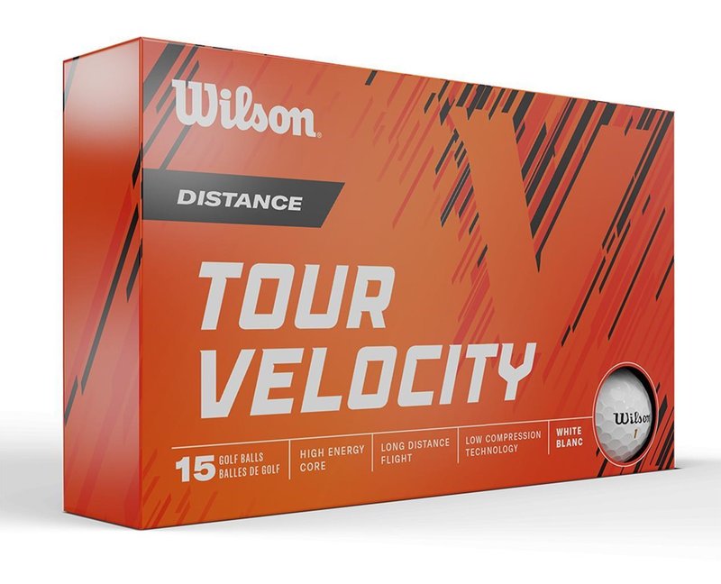 Wilson Tour Velocity Distance golf balls (15 balls)