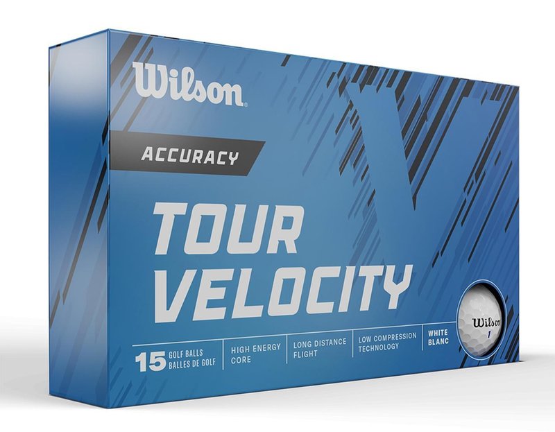 Wilson Tour Velocity Accuracy golf balls 2025 (15 balls)