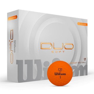 Wilson Duo Soft golf balls, orange