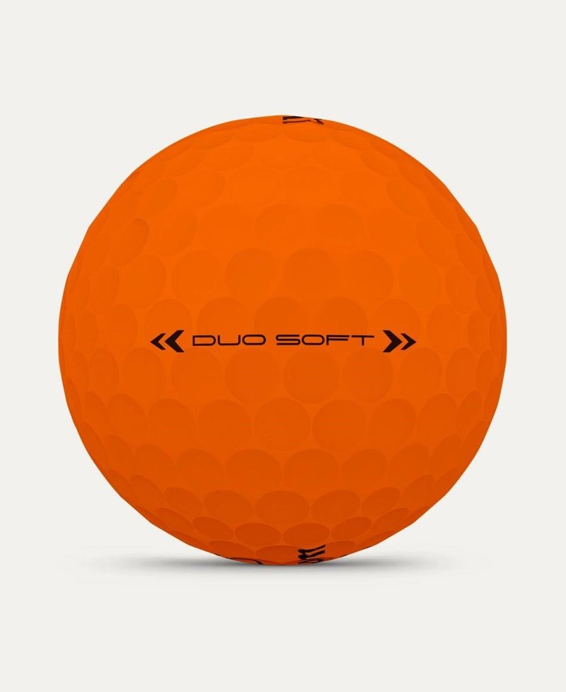 Wilson Duo Soft golf balls, orange
