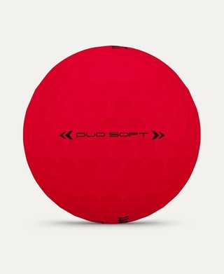 Wilson Duo Soft golf balls, red