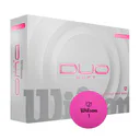 Wilson Duo Soft golf balls, pink