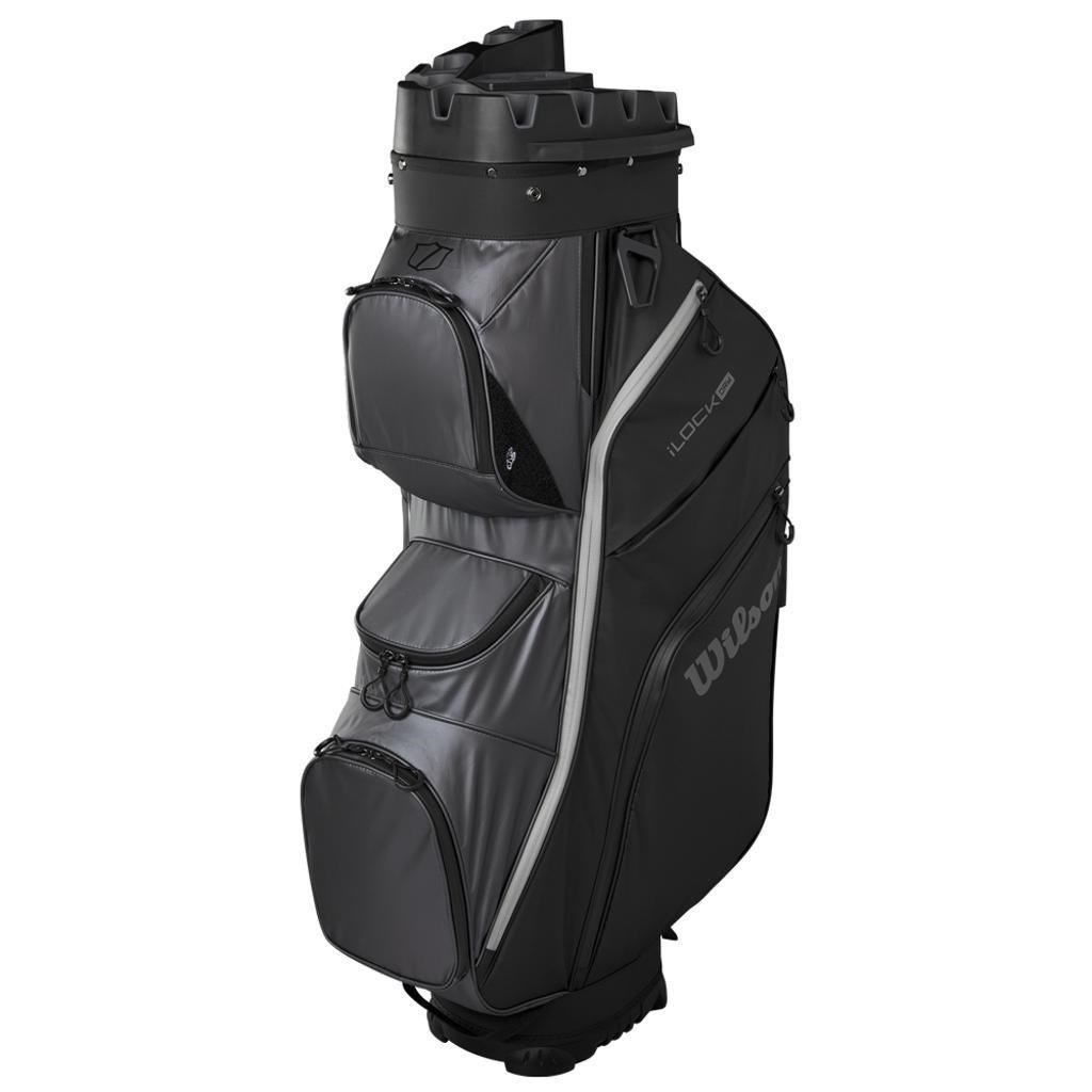 Wilson I-Lock Dry cart bag, black/gray