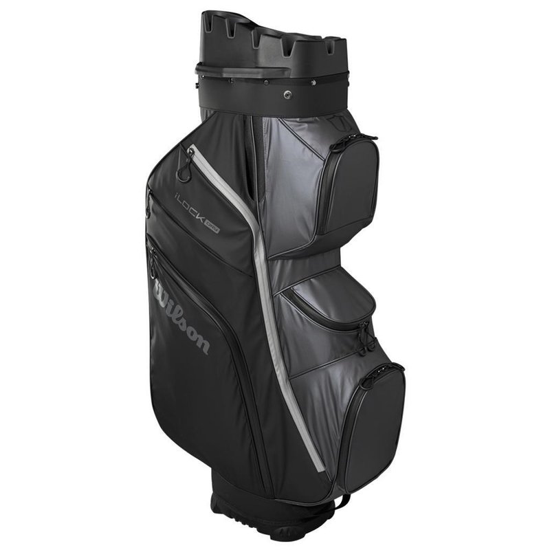 Wilson I-Lock Dry cart bag, black/gray