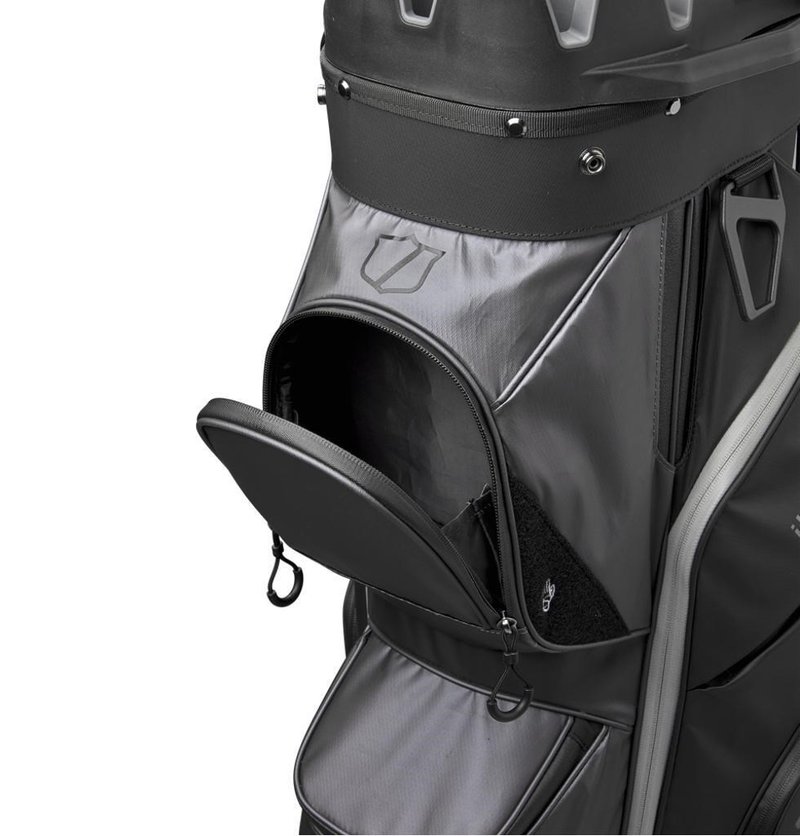 Wilson I-Lock Dry cart bag, black/gray