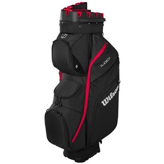 Wilson I Lock cart bag, black/red