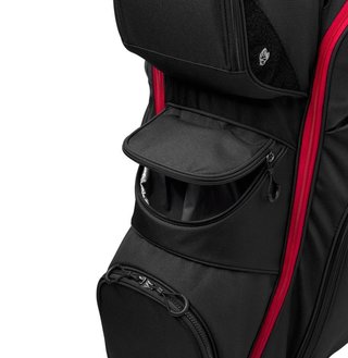 Wilson I Lock cart bag, black/red
