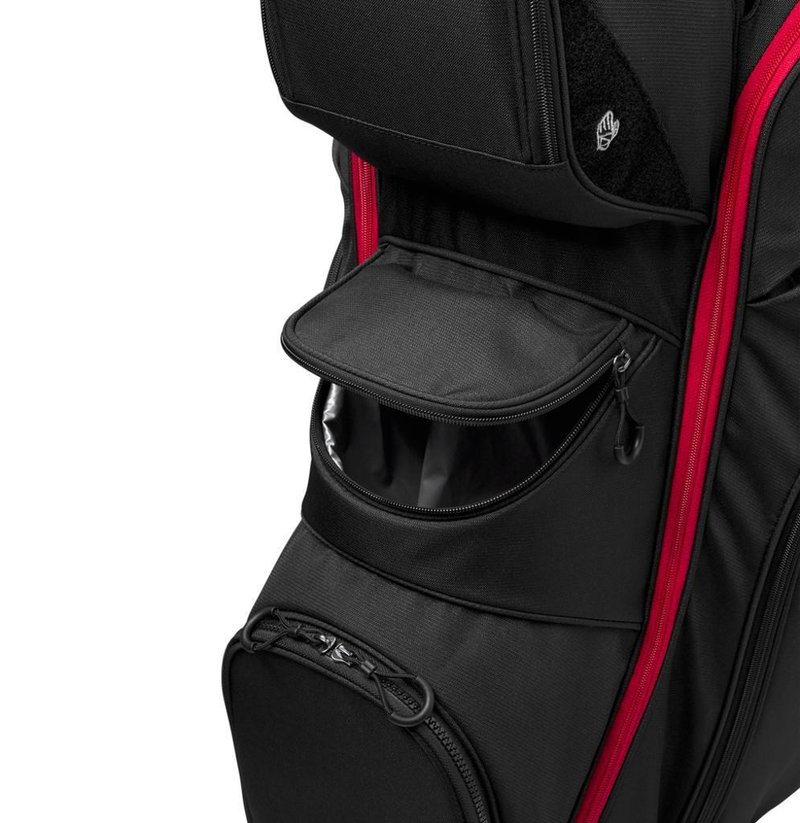 Wilson I Lock cart bag, black/red