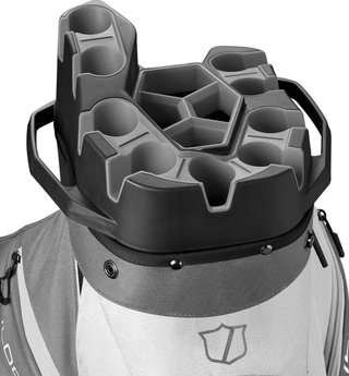 Wilson I Lock cart bag, gray/white/black
