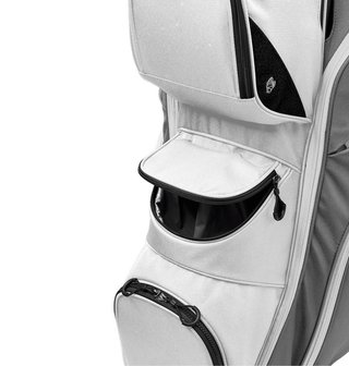 Wilson I Lock cart bag, gray/white/black
