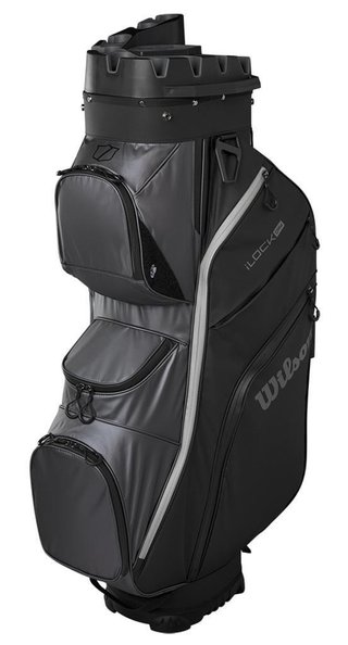 Wilson I Lock cart bag, black/gray