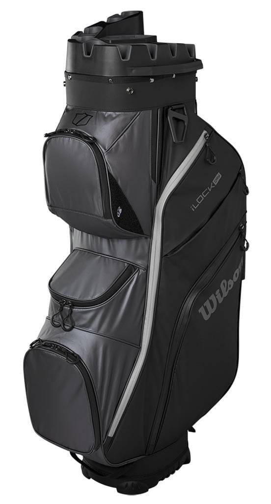 Wilson I Lock cart bag, black/gray