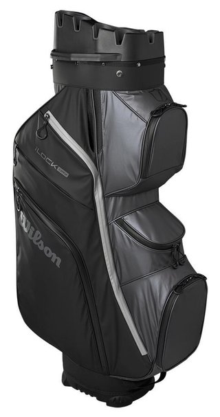 Wilson I Lock cart bag, black/gray