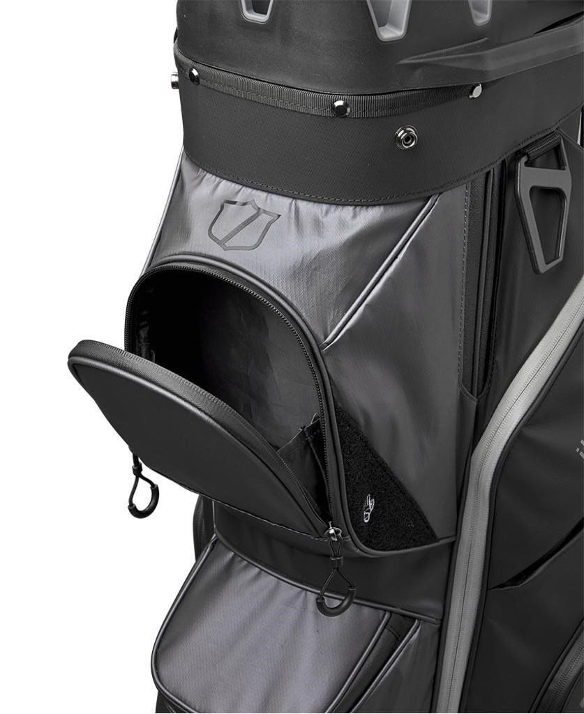 Wilson I Lock cart bag, black/gray