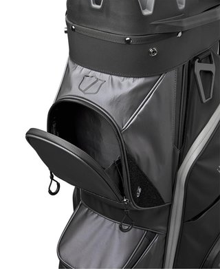 Wilson I Lock cart bag, black/gray