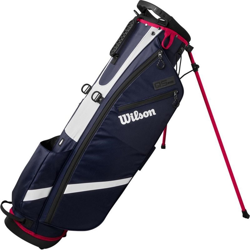 Wilson QS Quiver Carry stand bag, navy/white/red