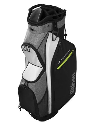 Wilson Feather cart bag, black/grey/white