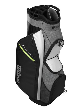 Wilson Feather cart bag, black/grey/white