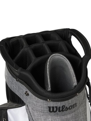 Wilson Feather cart bag, black/grey/white