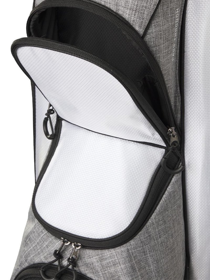 Wilson Feather cart bag, black/grey/white