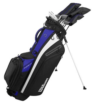 Wilson PlayerFit Premium men's golf set, steel, + stand bag