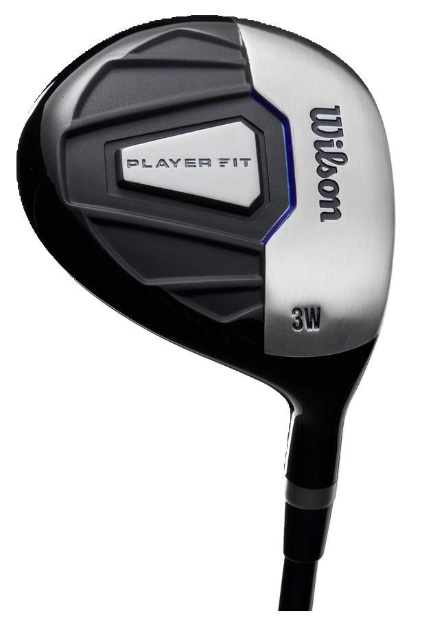 Wilson Player Fit Premium men's golf set, graphite + cart bag, red