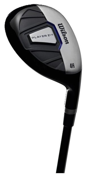 Wilson Player Fit Premium men's golf set, graphite + cart bag, red